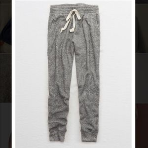 Aerie waffle plush joggers !